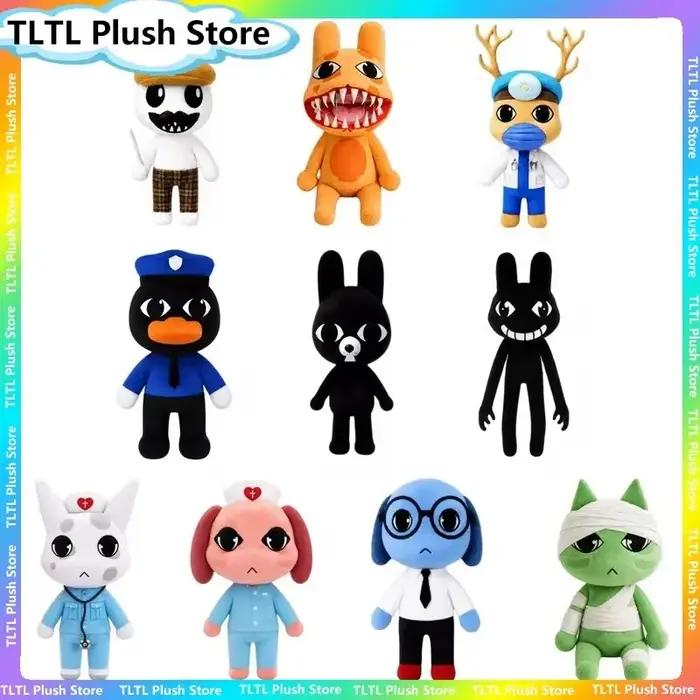 Peluche Chien Bleu de l'Hôpital des Animaux d'Horreur, Jouet en Peluche Doux, Poupée de Dessin Animé, Article de Collection pour Fans Adultes, Décoration d'Intérieur, Cadeau Doux et Confortable