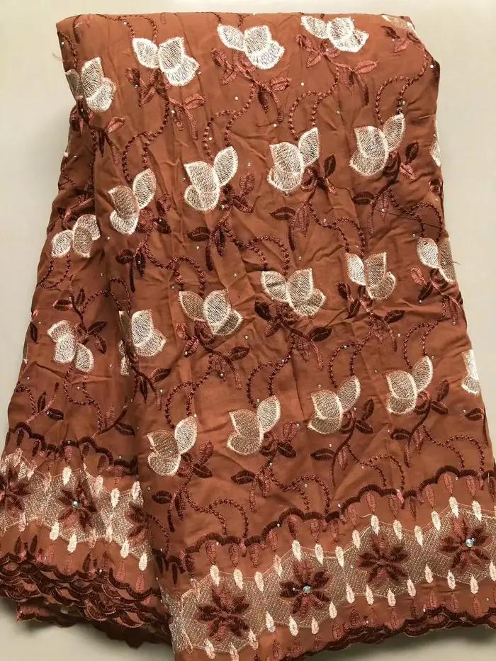 Tissu africain nigérian en dentelle suisse