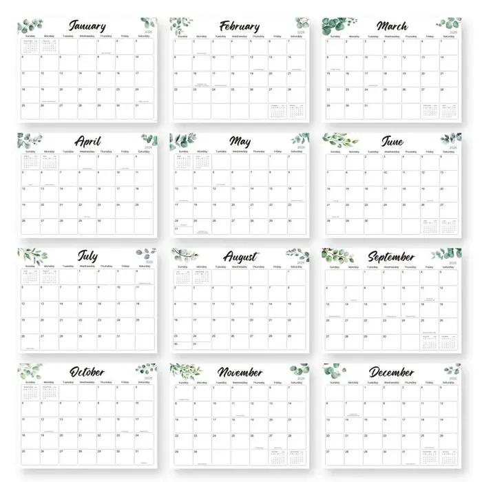 Calendrier magnétique 2026 pour réfrigérateur