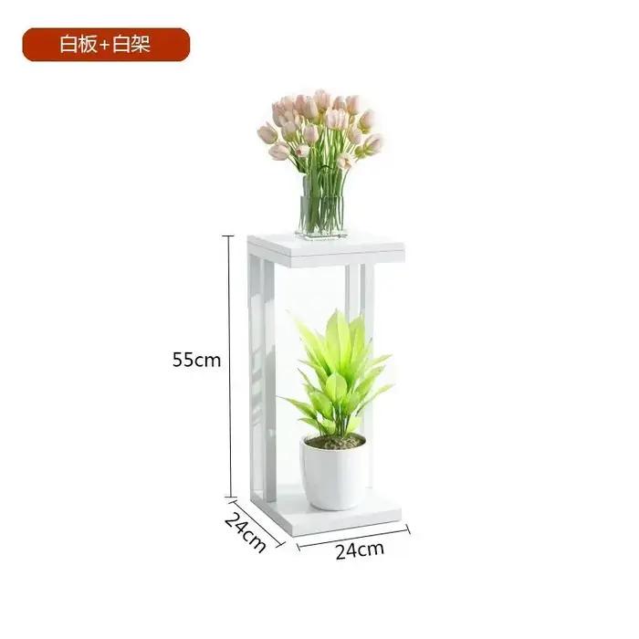 Support de plante moderne en acier durable pour fleurs design contemporain pour intérieur occasions spéciales