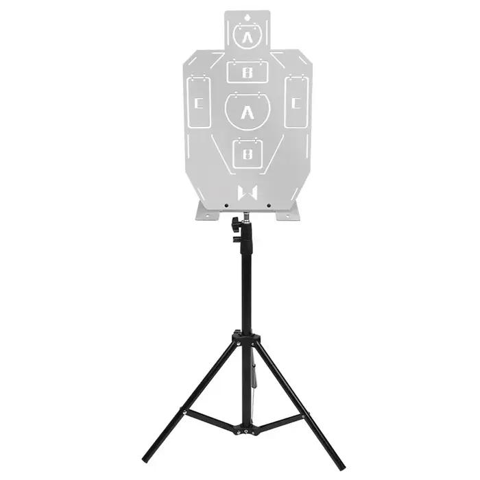Cible de tir tactique en acier avec trépied réglable en hauteur
