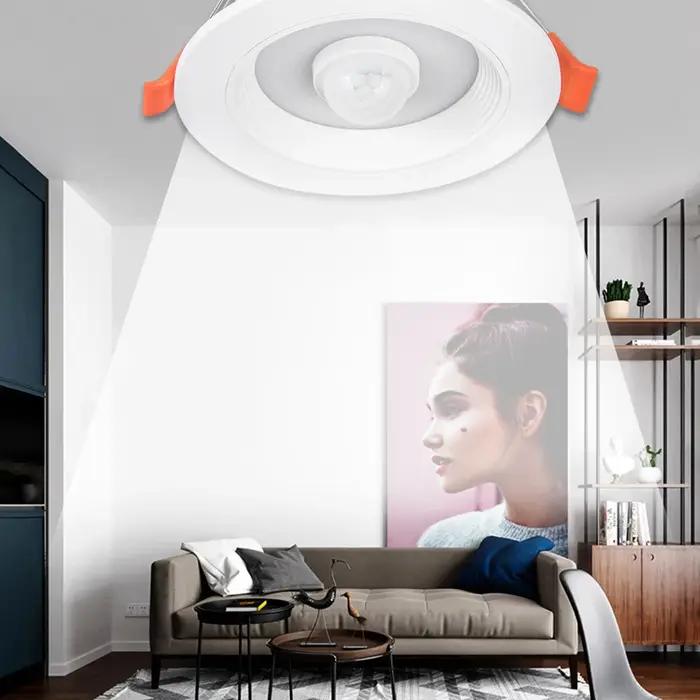 PIR capteur de mouvement Spot LED Downlight Lamparas 5W 10W 15W 20W maison intelligente LED Spot pou
