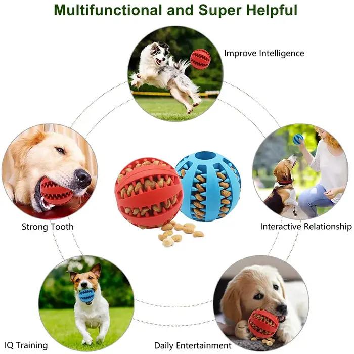 Boule de distribution de friandises pour chien