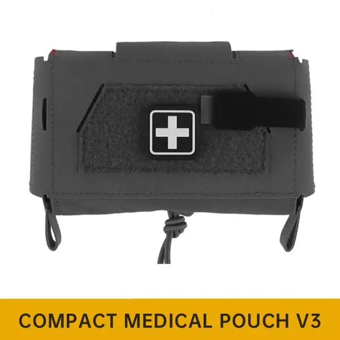 Poche médicale tactique compacte IFAK GEN3 - Kit premiers secours pour gilet de chasse et ceinture tactique