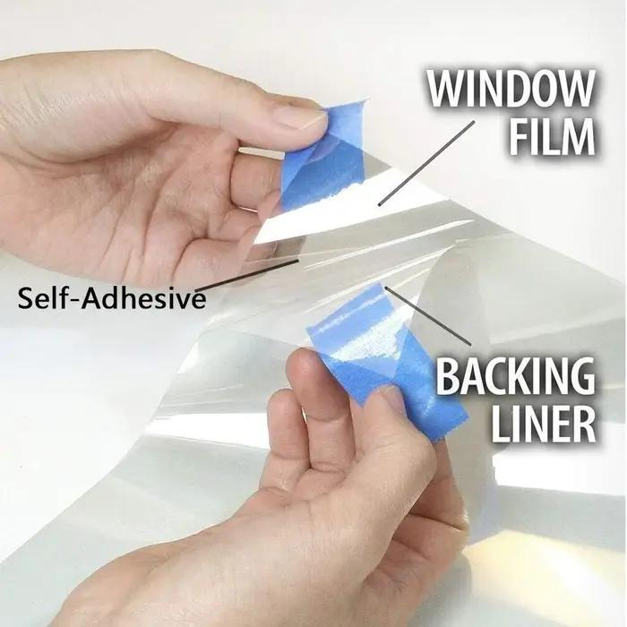 Film de sécurité pour fenêtre, 2/4/8mil, Film de protection Transparent auto-adhésif pour fenêtre de sécurité, Anti-éclatement, pour le bureau et la maison