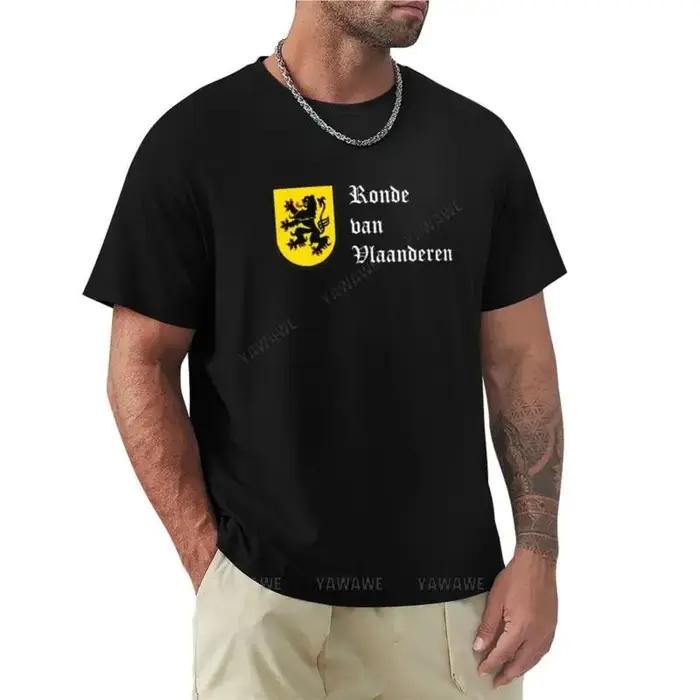 T-shirt noir pour hommes en coton et fibre de bambou, imprimé, col rond, manches courtes, évacuation de l'humidité, lavage à la main, style décontracté, adapté aux quatre saisons
