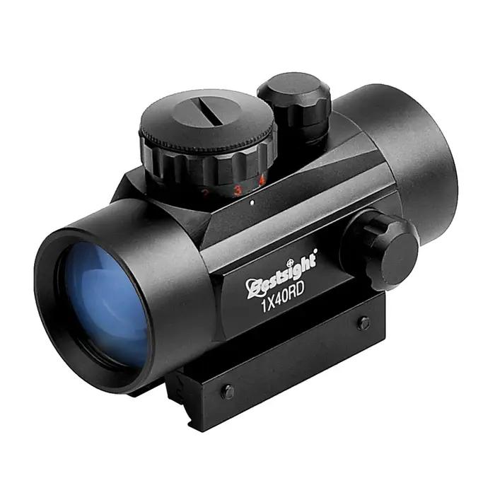Viseur à points rouges 1x40mm étanche antichoc antibuée pour carabine avec support 1 pouce
