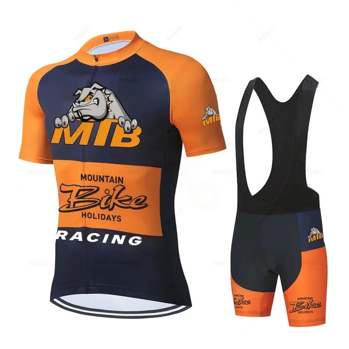 Pro Dog – Maillot de cyclisme pour hommes, ensemble de sport, vtt, été