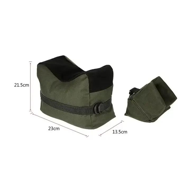 Sac de sable extérieur stabilisateur pour visée précise chasse confort oreillers de chasse clips d'étalonnage support sac fixe occasionnels chasseurs