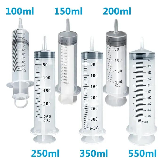 Seringue à tuyau de 100ml-550ml avec 100cm, pompe de grande capacité, injecteur hydroponique, sering