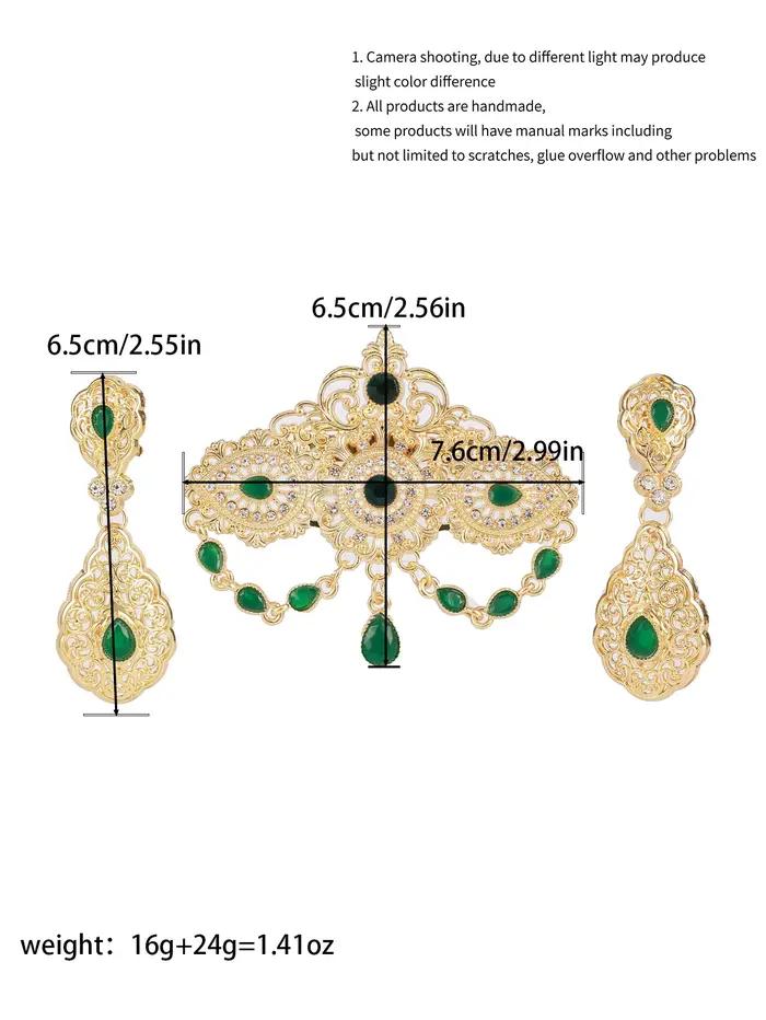 Ensemble de ceinture de mariage luxueux, ensemble lavande avec corsage, boucles d'oreilles et ceintu