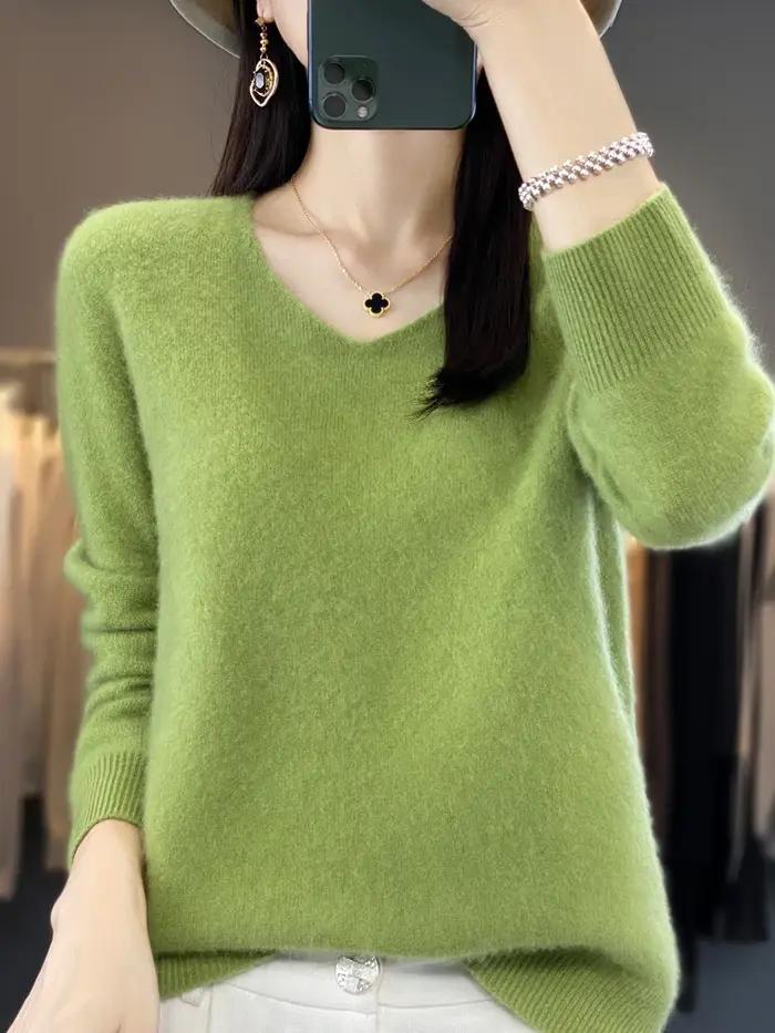 Fashion100 % laine mérinos pull cachemire