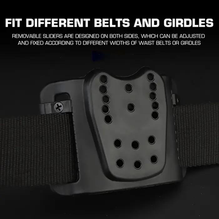 Boucle de ceinture universelle, multi-trous, adaptateur de ceinture, adapté aux étuis Kydex, adaptat
