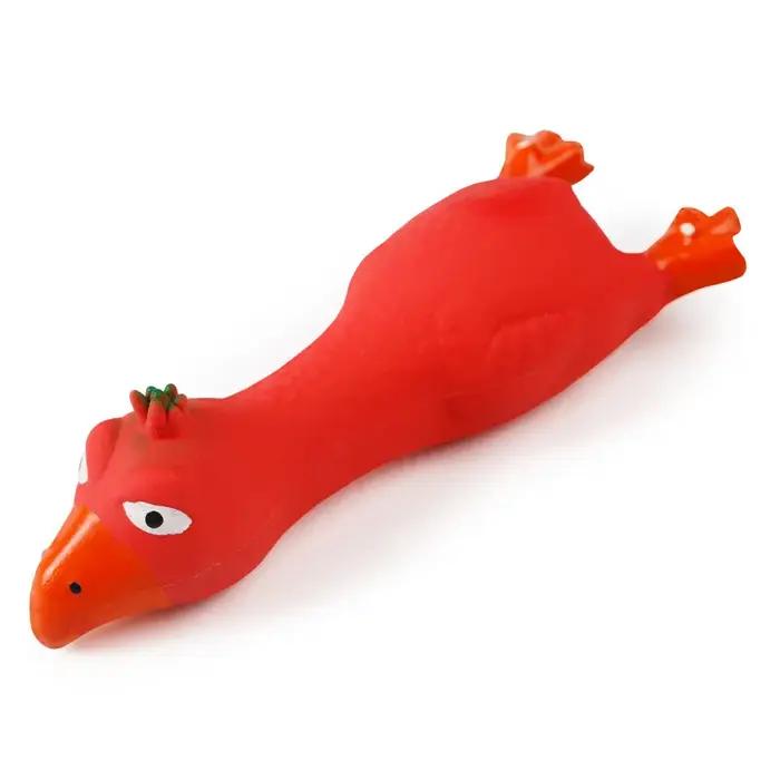 Jouet pour chien en latex résistant aux morsures, forme d'animal réaliste, jouet interactif pour la