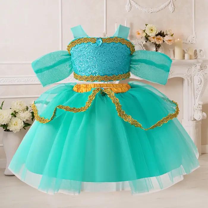 Robes de princesse Jasmine pour petites filles