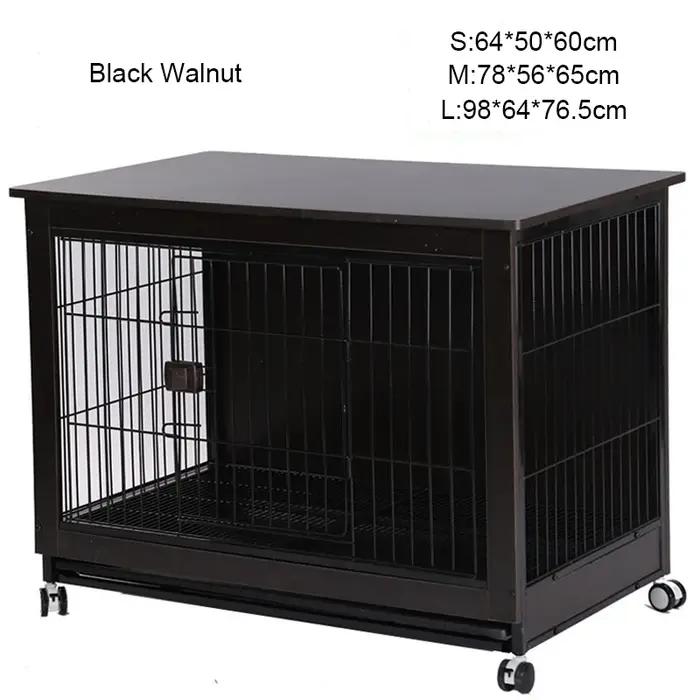 Charnières intérieures en fer et bois pour animaux de compagnie, nouvel arrivage, pour chiots