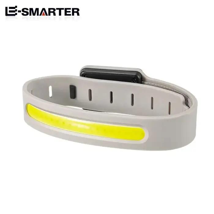 Mini lampe de poignet COB portable à LED, lanterne aste en iode, lampe de sécurité, course de nuit,