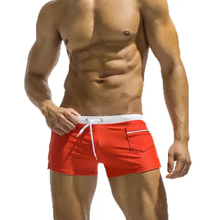 Maillot de bain Sexy plage séchage rapide troncs hommes maillots