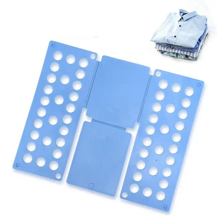 Planche à plier pour vêtements, adultes et enfants, dossier de vêtements, t-shirt, pull, évaluateurs, porte-vêtements T1, planche à plier rapide pour le linge