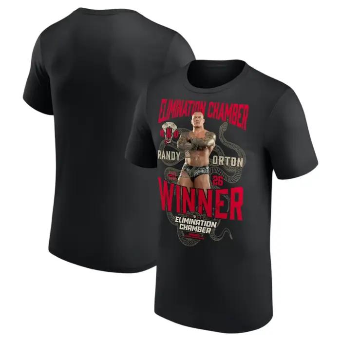 T-shirts Randy Orton 2026 pour hommes et femmes, vêtements d'été en coton respirant et confortable, haut à manches courtes, streetwear