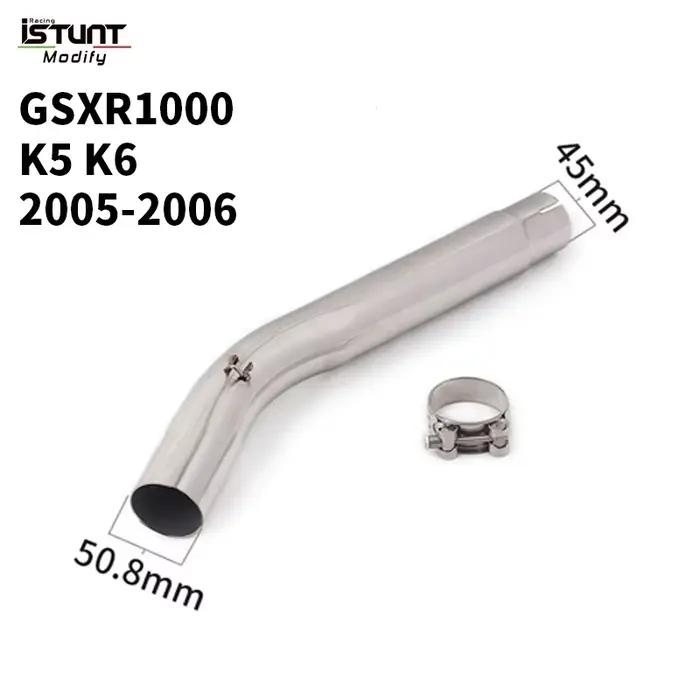 Tuyau de liaison intermédiaire modifié pour Suzuki GSXR1000, GSX R1000, GSPoly 1000, 2005-2016, syst