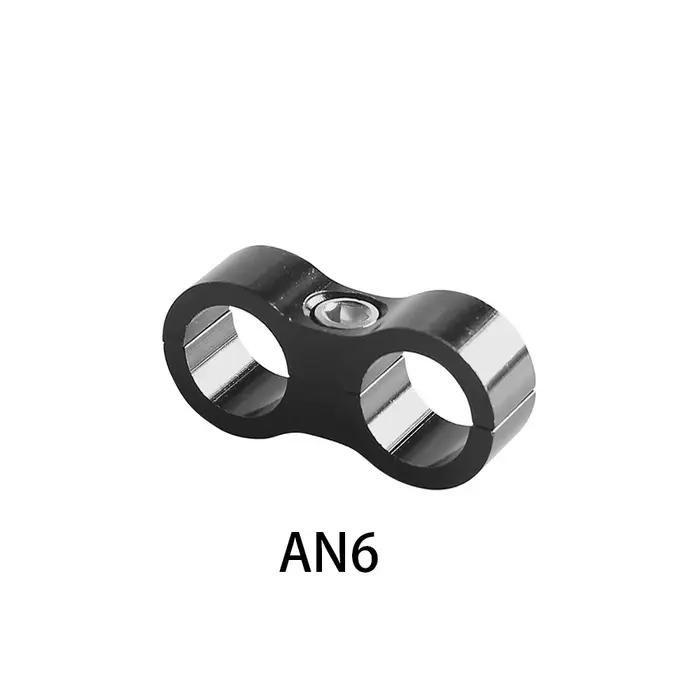 Universel AN4 AN6 AN8 AN10 billette huile carburant eau tuyau Tube séparateur pince aluminium ligne