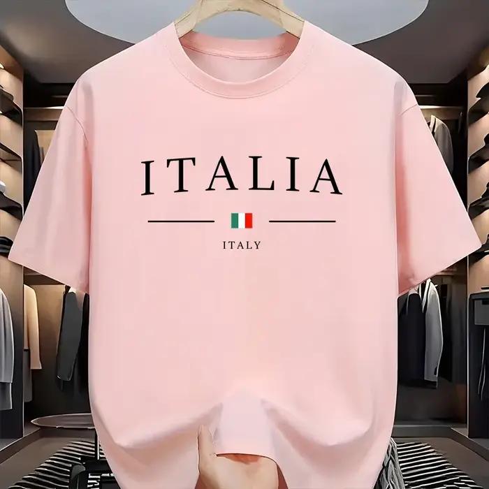 T-shirts pour hommes en coton 100%, décontractés, col rond, manches courtes, printemps et été, pour tous les jours, sorties et sports