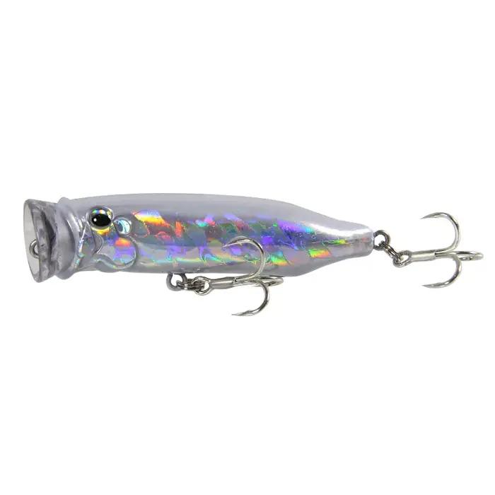 Leurre de pêche flottant Popper Wobbler avec 6 # Crochets 6.5cm 10g appâts artificiels Crankbait P