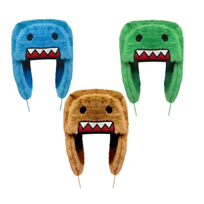 2025New hiver chaud chapeau marron Ushanka chapeau mignon hiver chapeau pour garçons filles enfants