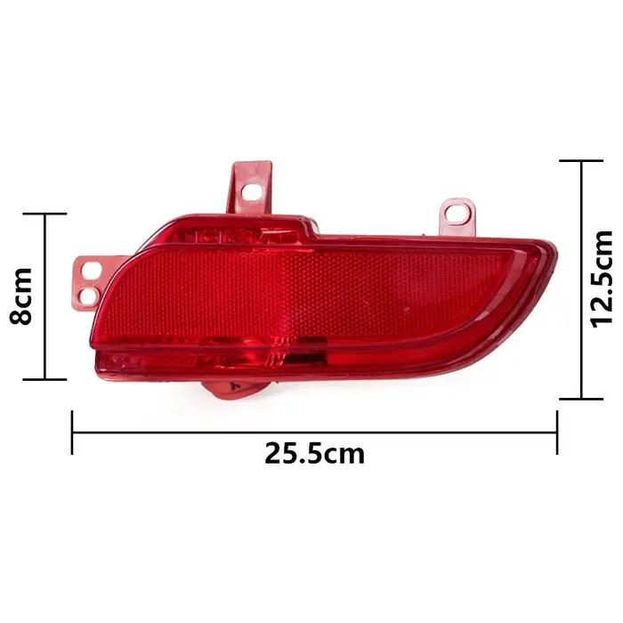 6351HA 6350HA pour Peugeot 206 207 2009 2010 2011 2012 2013 2014 feu de pare-chocs arrière feu antib