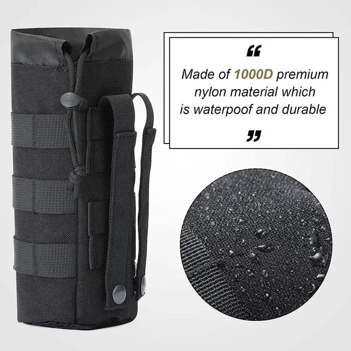 Tactique Molle bouteille d'eau sac support de pochette voyage en plein air Camping randonnée cyclism