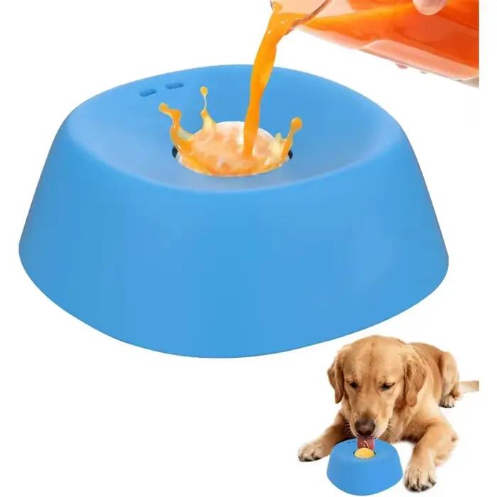 Bols à lécher pour chien anti-glissement en forme de boule, pour une alimentation saine et anti-étouffement