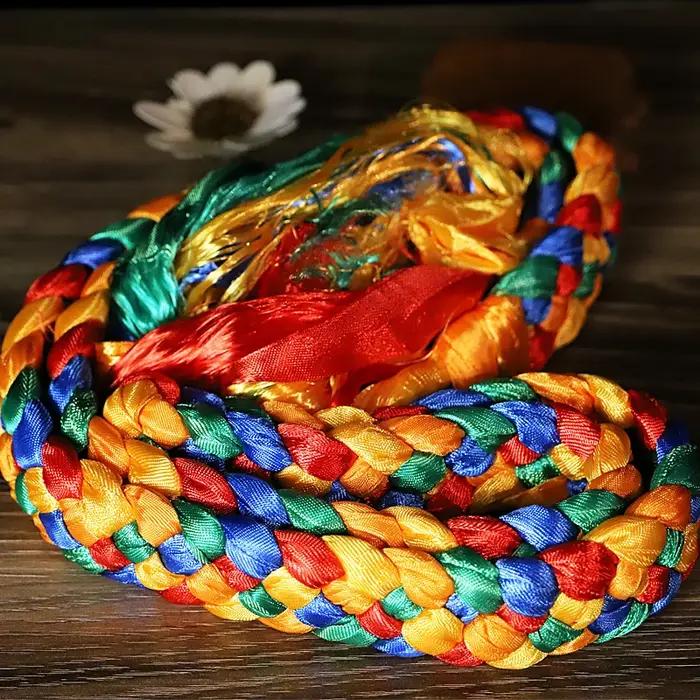 Laisse pour chien colorée fée nouée pour mastiff tibétain 2