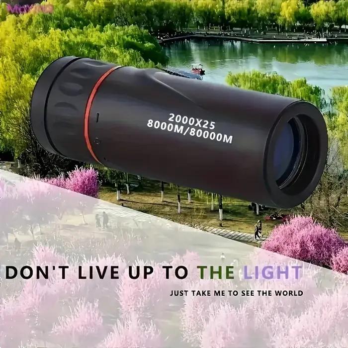 Monoculaire HD haute magnification étanche mini portable militaire zoom scope voyage chasse observation
