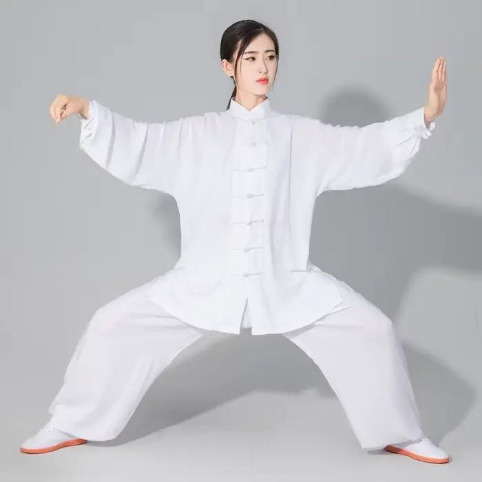 CLYFAN – uniforme Taichi de qualité, costumes en coton, vêtements Wushu Kungfu pour enfants et adult