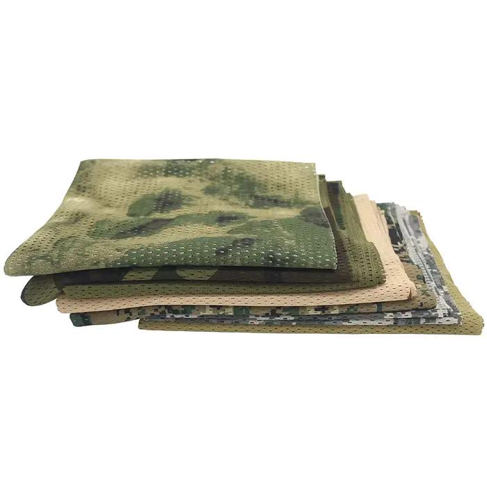 Écharpe respirante en maille de chasse multi-couleurs pour homme, serviette de camouflage tactique, filet de camouflage pour fusil, accessoire de chasse pour toutes les saisons