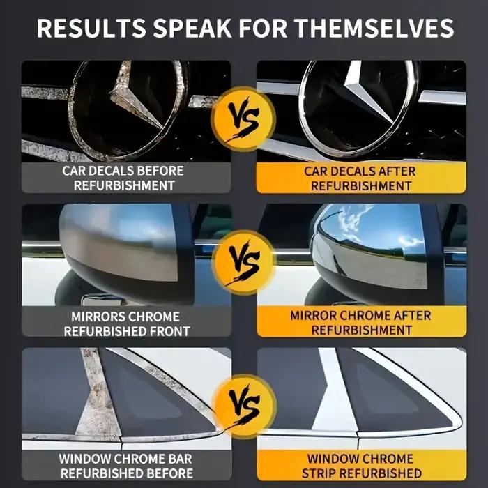 Spray Chromé pour Pièces Automobiles Hors du Commun Facilitant l'Entretien Polyvalent et Dur à l'Usure pour Maintenir l'Apparence Élégante de Votre Véhicule