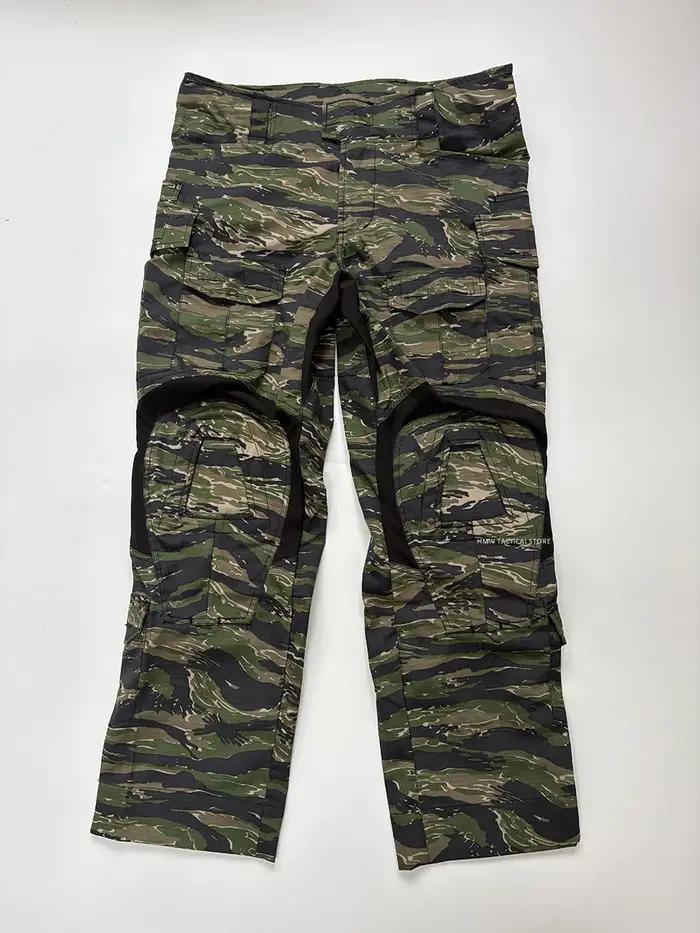 Tenue tactique chasse militaire G3 style CP camouflage tigre vert ensemble haut pantalon