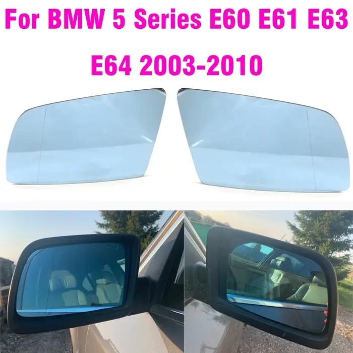 Rétroviseur Électrique Grand Angle Bleu Latéral pour BMW Série 5, E60, E61, 2003-2008, Accessoires d
