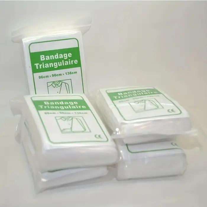 Kit de premiers secours bandage médical fixation de fracture bandage triangulaire d'urgence pour camping et activités extérieures