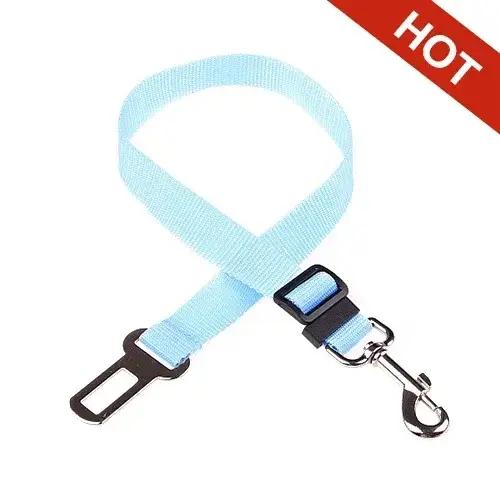 Ceinture de sécurité réglable pour animaux de compagnie (chats et chiens) pour voiture, harnais de v