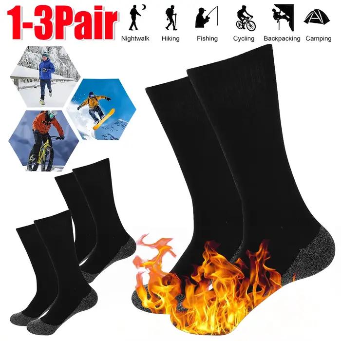 Chaussettes thermiques pour chasse d'hiver - Compression unisexe Randonnée Course 1-3 paires