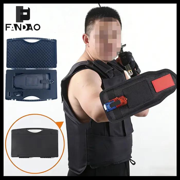 Bouclier de protection tactique pour l'avant-bras, bouclier anti-émeute souple, équipement d'entraînement sûr des Forces spéciales pour le tir de chasse CS