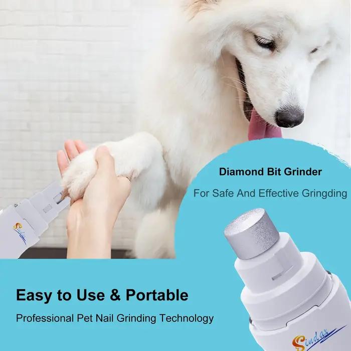 Broyeur à ongles électrique aste par USB pour animaux de compagnie