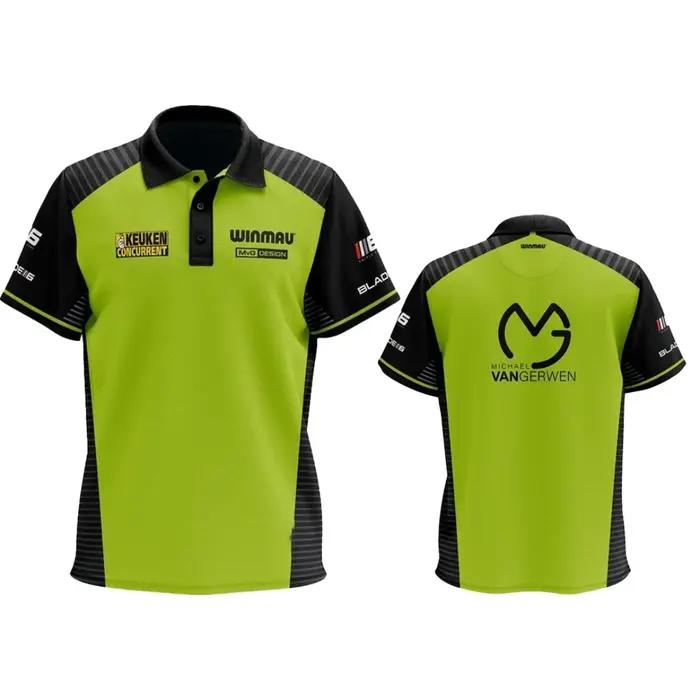 Winmau Michael van Gerwen Dartshirt Darts Enthusiast POLO shirt Sports Dry Quickly Men's T-Shirt Children's Clothing