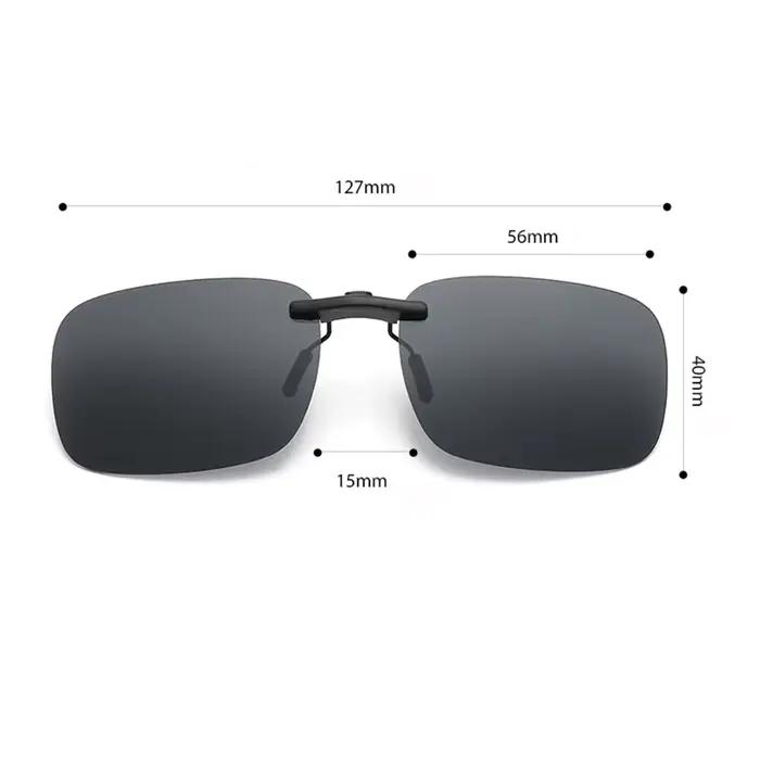 KLASSNUM-Lunettes de soleil polarisées sans monture pour hommes et femmes, verres à clipser étroits,