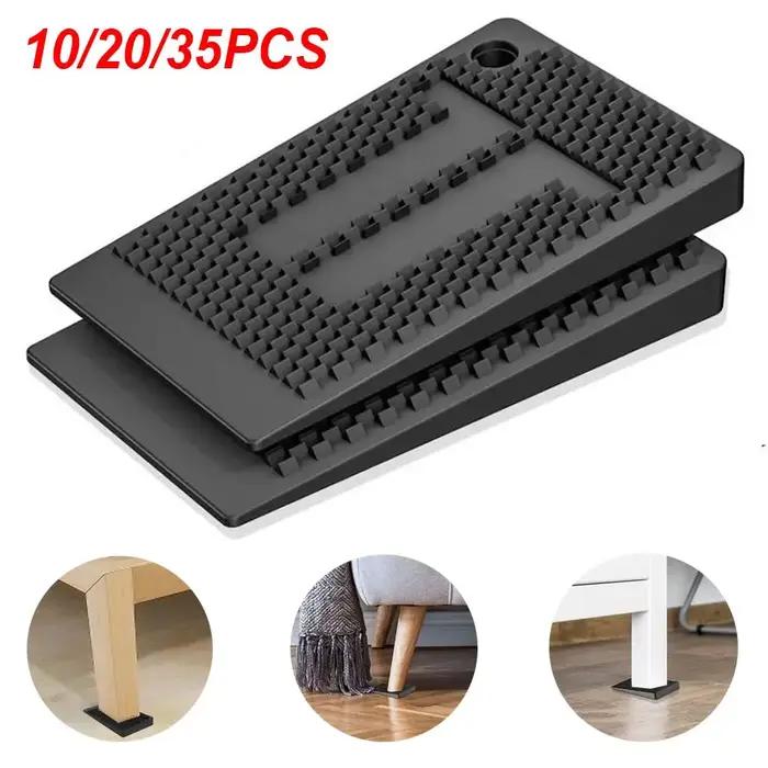 Support de canapé anti-vibration, coussinets de meubles non alds, cale de table, rondelle, stabilisa