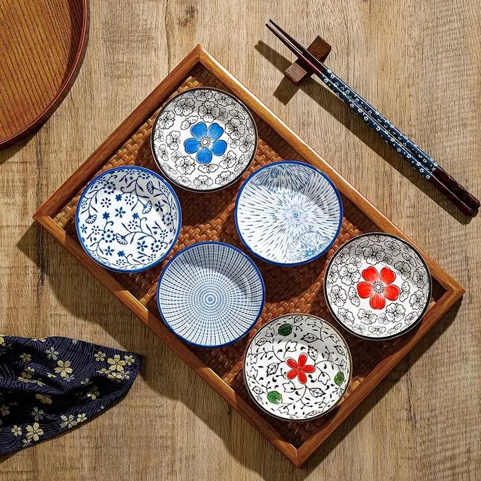 Mini assiette japonaise en céramique pour Barbecue
