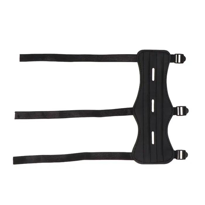 Équipement de tir à l'arc en cuir, Protection des bras, 3 sangles, Protection de l'avant-bras, arc r