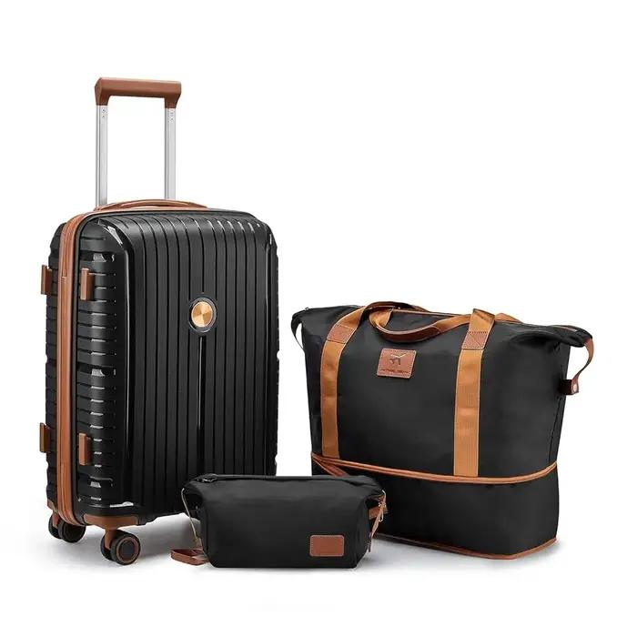 Ensembles de bagages légers et durables à coque rigide en PP